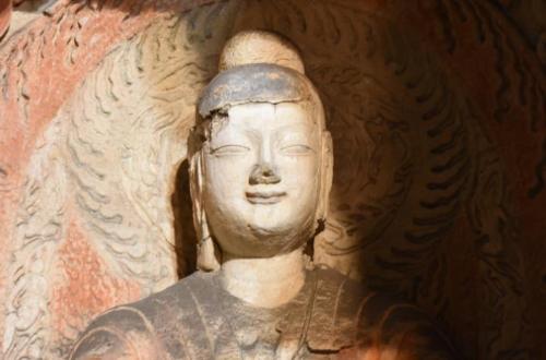 The largest Buddha in Shaanxi, palm width 5 or 6 meters! now a world heritage
