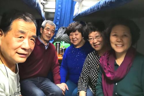 Beijing has a special direct train, whole journey is 1228 kilometers, and scenery along way is very beautiful.