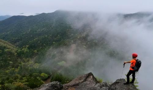 It's a pity to miss one of top 10 mountains in Zhejiang The scenery on top of mountain is beautiful