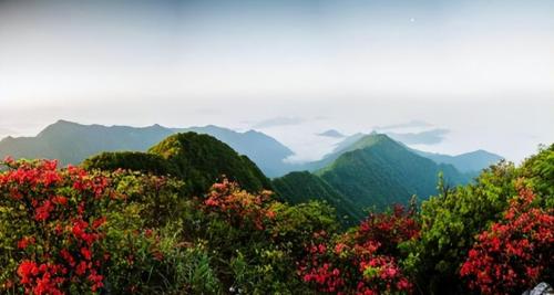 It's a pity to miss one of top 10 mountains in Zhejiang The scenery on top of mountain is beautiful