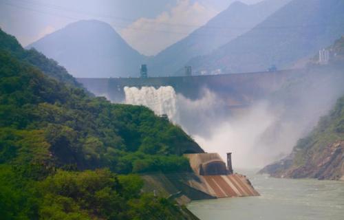 The Ertan hydroelectric power plant, county's administrative center, was completely relocated, resulting in largest hydroelectric power plant in country in 20th century.
