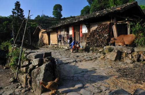 This village in mountains of Chongqing, surrounded by mountains and rivers, was extremely busy six years ago, but now it has become an abandoned village.