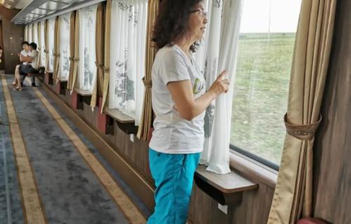 Hulunbeier, a train in far north of country with an average of 46,000 people per capita, the first luxury themed train is here.