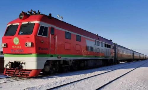 Hulunbeier, a train in far north of country with an average of 46,000 people per capita, the first luxury themed train is here.