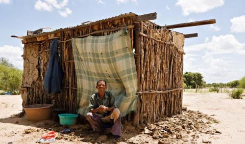Primitive tribes who rip food out of the mouths of lions, steal ostrich eggs when they are hungry, and catch antelopes if they want to eat meat.
