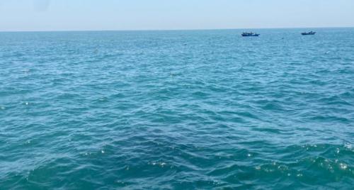 The Bohai Sea is an inland sea and foreign ships are not allowed to enter it thanks to small island of Shandong.