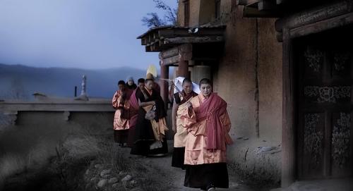 "Clean" monastic temple in northeast China: no tourism, no tickets, go for alms at a certain time every year