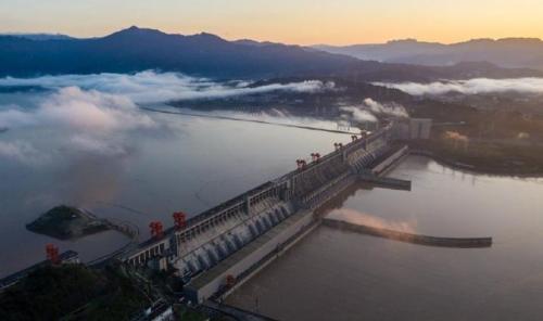 How long will it take if all gates open to release water into Three Gorges Reservoir?