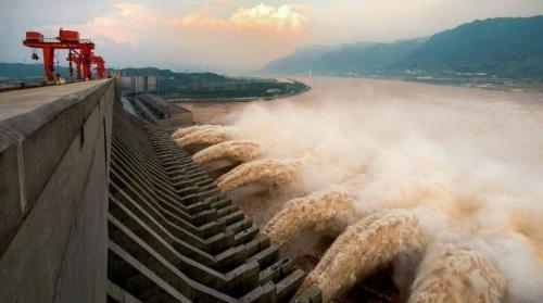 How long will it take if all gates open to release water into Three Gorges Reservoir?