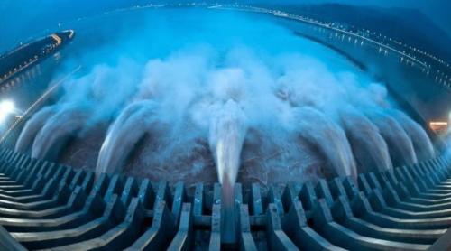 How long will it take if all gates open to release water into Three Gorges Reservoir?