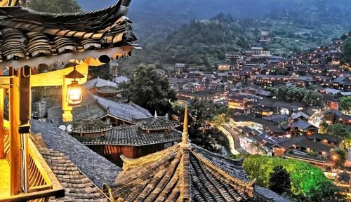 Another "fake ancient city" in Guizhou is unfinished, costing $3.25 billion to build, but went bankrupt due to a broken chain of capital.
