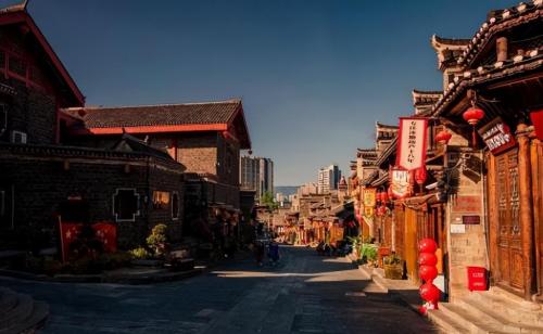 Another "fake ancient city" in Guizhou is unfinished, costing $3.25 billion to build, but went bankrupt due to a broken chain of capital.
