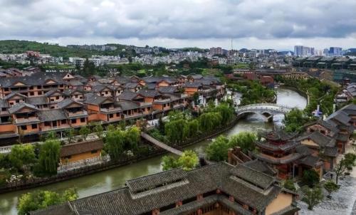 Another "fake ancient city" in Guizhou is unfinished, costing $3.25 billion to build, but went bankrupt due to a broken chain of capital.
